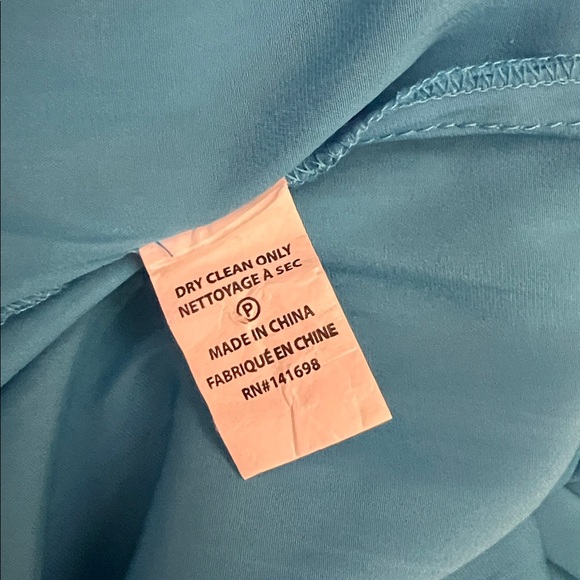 Ramy Brook Audrey Smocked Midi Dress Turquoise Small - Picture 10 of 15